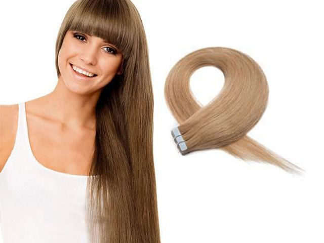YAOARA 20pcs 50g Straight Tape In Hair Extensions #27 Strawberry Blonde YAOARA 20pcs 50g Straight Tape In Hair Extensions #27 Strawberry Blonde